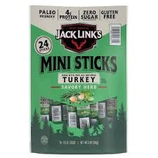 Jacks Links Savory Herb Mini Turkey Stick, 0.5 oz., 24 pk.