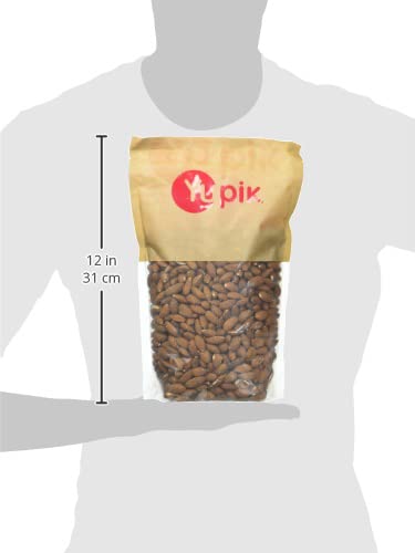 Yupik California Raw Almonds, Small Size, 2.2 Lb, Gluten-Free, Kosher, Salt-Free, Source Of Protein, Fiber, Iron & Calcium, Heal