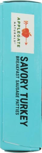 Applegate, Natural Savory Turkey Breakfast Sausage Patties, 7 oz (Frozen)