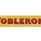 Toblerone of Switzerland Milk Chocolate with Honey and Almond Nougat, 3.53 oz / 100 g, 6 Pack