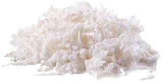 Gourmet Shredded Coconut Flakes, Raw, Unsweetened, by It's Delish, 8 Oz (Half Pound bag) - Great for Smoothies, Oatmeal Fruits, 