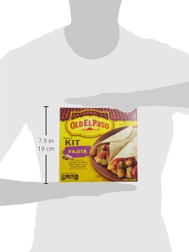 Old El Paso Fajita Dinner Kit with Flour Tortillas & Mild Sauce, 12.5 oz, Easy Meal Prep, 10 Ct