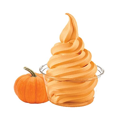 Frostline Pumpkin Spice Soft Serve Mix, 96 Ounce - Delicious Seasonal Flavor for Ice Cream Machines