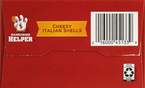 Hamburger Helper Cheesy Italian Shells, 12.2 Oz