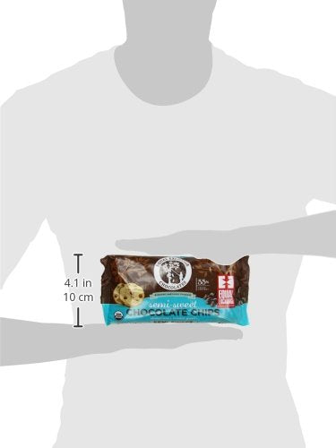 Equal Exchange Organic Chocolate Chips | Semi-Sweet | 55% Cacao | 10 Ounce (Pack Of 12)