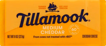 Tillamook, Medium Cheddar Cheese, 8 oz