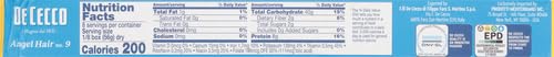 De Cecco Capellini Pasta Cut No. 9 (16 Oz. Box) imported from Italy