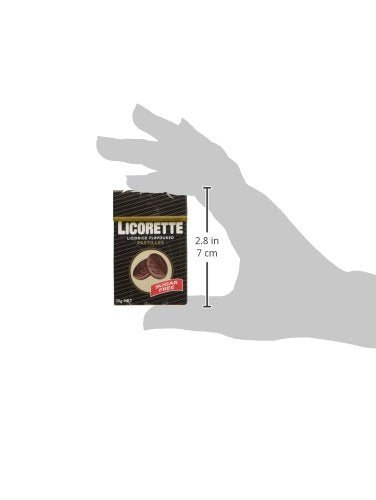 Licorette Licorice Flavored Pastilles | Sugar Free | Daprano & Co | (Pack of 18) Direct From Australia 0.88 oz. Boxes