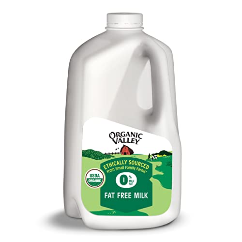 Organic Valley, Organic Skim Milk, 128 oz (Gallon)
