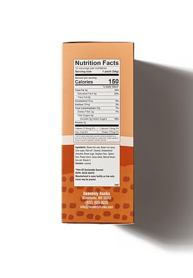 Heavenly Hunks Oatmeal Chocolate 12Ct 1.2Oz Minis (6 Pack Case / 72 Individual Packs)