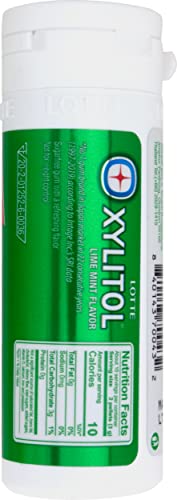 Lotte Xylitol Gum Lime Mint 1.02 oz Green Pack of 1