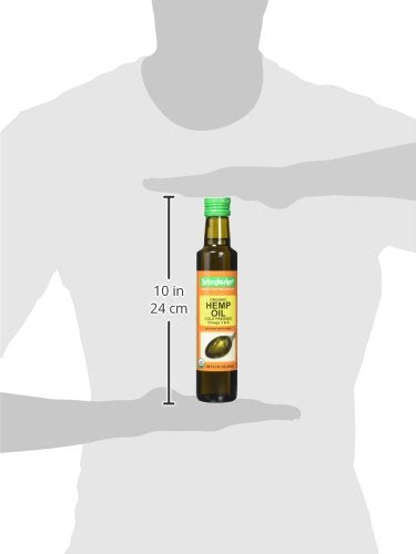 Seitenbacher Organic Cold Pressed Hemp Oil, 8.4 Fl Oz, Pack of 2