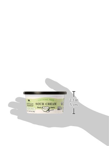 Green Valley Lactose Free Organic Sour Cream, 12 Ounce tub
