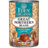Eden Organic great Northern Beans No Salt Added 15-Ounce cans (Pack of 12) (Value Bulk Multi-Pack)