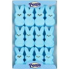 Peeps Marshmallow Candy Bunnies - Blue
