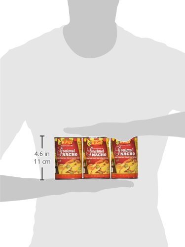 Ricos Gourmet Nacho Cheddar Cheese Sauce with Jalapenos (Pack of 3) 15 oz Cans