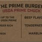 Schweid and Sons, The Prime Burger, Beef Chuck Burgers, 75% Lean/25% Fat, USDA Prime, 1.325 lb, Pack of 4
