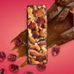 N!CKS Nut Snack Bars - Low Sugar, 3g Net Carbs, Vegan - Cherry Chocolate, Pack of 12