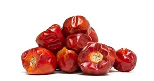 BSD Organics Hot Spicy Round Red Chilli Whole/Milaka/Paprika/Mirch Spice (50 Gram / 1.7 Ounce)