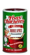Tony Chacheres, Seasoning More Spice, 7 OZ (Pack of 6)