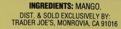 Trader Joe's Freeze Dried Mango Unsweetened & Unsulfured 1.7oz