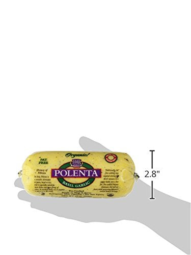 Food Merchants Organic Polenta Basil Garlic 18 Oz