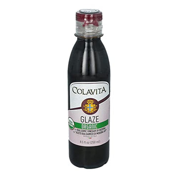 Colavita Organic Balsamic Glaze Squeeze Bottle Imported From Italy - 8.5 Fl. Oz | 250 Ml