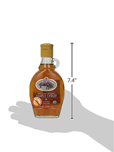 Shady Maple Farms Maple Syrup, Og, Gr A, Dk, Gl, 8-Ounce
