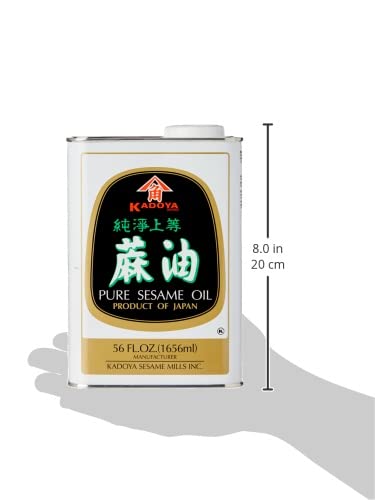 Kadoya Pure Sesame Oil, 56 Fl Oz (Pack Of 2)