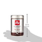 Illy Intenso Ground Espresso Coffee - Bold Roast, Intense, Robust, Full Flavored With Notes Of Deep Cocoa - 100% Arabica Coffee - 8.8 Oz Can (Pack Of 12)