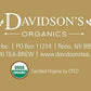 Davidsons Organics  Irish Breakfast  100-count Individually Wrapped Tea Bags