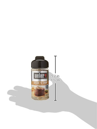 6oz Weber All Natural Seasoning Steak 'n Chop (One Jar)