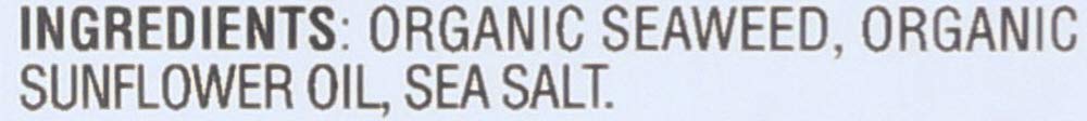 gimMe Snacks | Organic Roasted Seaweed | Sea Salt | (5g) - (Pack of 1) | non-GMO & Gluten-Free