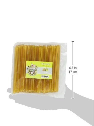 English Tea Store Honey Sticks, Lemon Flavor, 100 Count