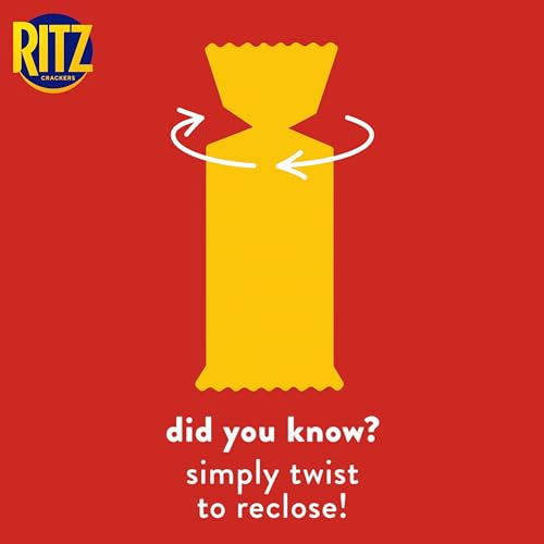 RITZ Fresh Stacks Whole Wheat Crackers, Bulk Travel Snacks, Holiday Crackers, 6 Boxes (48 Multi Snack Packs)