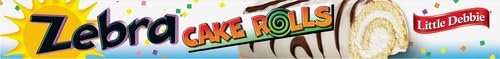 Little Debbie Zebra Cake Rolls, Individually Wrapped Cake Rolls, 13.1 Oz, 6 Ct