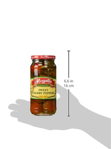 Mezzetta cherry Peppers Sweet 16.0 OZ(Pack of 4)