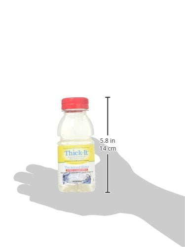 Thick-It Clear Advantage Moderately Thick Water, Honey Consistency, Ready-to-Drink, Digestible Swallowing Aid, Convenient & Read