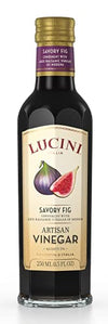 Lucini Italia Savory Fig Balsamico Artisan Vinegar, Aged Balsamic, Non-GMO, Whole30 Approved, 250mL, Pack of 6
