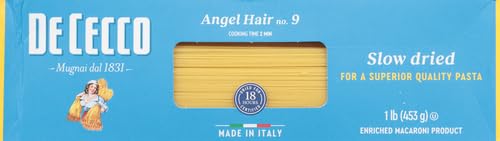 De Cecco Capellini Pasta Cut No. 9 (16 Oz. Box) imported from Italy