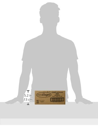 Mrs. Wages Pickling and Canning Salt, Easy-To-Use, Clear Canning Brine, No Artificial Flavor or Color, 3 lb Resealable Pouch (Va