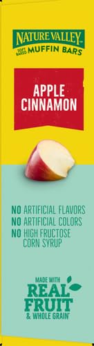 Nature Valley Soft-Baked Muffin Bars, Apple Cinnamon, Snack Bars, 5 Bars, 6.2 Oz