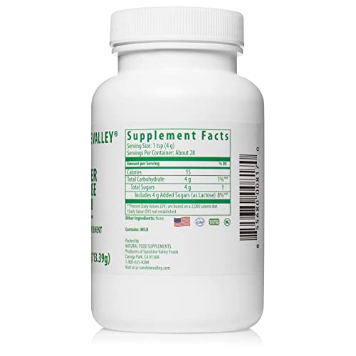 Sunshine Valley® Super Lactose Powder Sugar—Natural Food Stabilizer—Lactose Homebrew In Malt-Inspired Making—Low Carb Sugar Replacement—Healthy Sweeteners Cooking/Baking, Sugar Powder Filler 4 Ounce