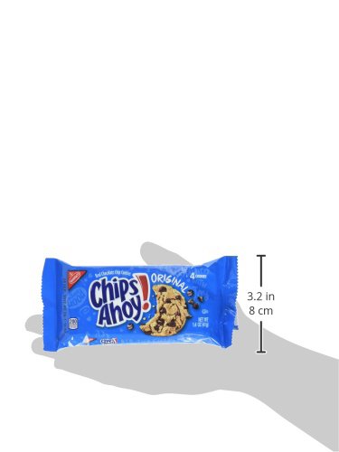 Chips Ahoy! Original Chocolate Chip Cookies - Snack Packs, 12 Count Box, 16.8 Ounce (Pack Of 2)