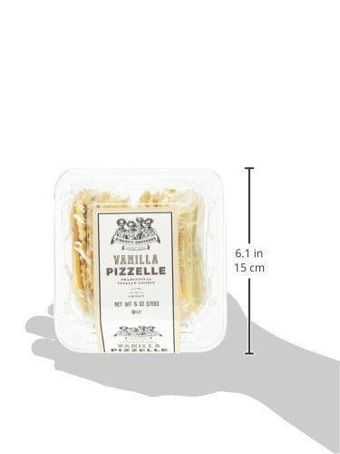Biscotti Brothers Bakery Pizzelle Cookie, Vanilla, 6 Ounce