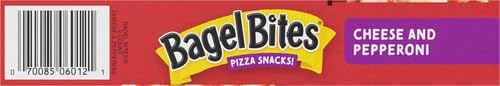 Bagel Bites Cheese & Pepperoni Mini Pizza Bagel Frozen Snacks, 9 ct Box