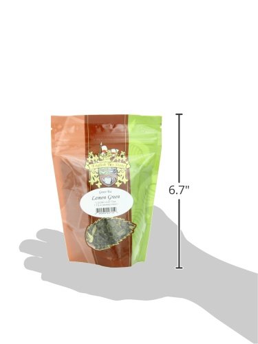 English Tea Store Loose Leaf, Lemon Green Tea Pouches, 4 Ounce