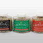 Borsari Seasoned Salt Gift Set - Multi-Use All Purpose Savory, Orange Ginger, And Original Seasonings - Gourmet Sea Salt Blends