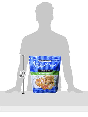 Snack Factory Pretzel Crisps, Original, Organic, 28 oz Bag