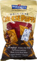 Barbaras Bakery Cheese Puffs Original - 7 oz